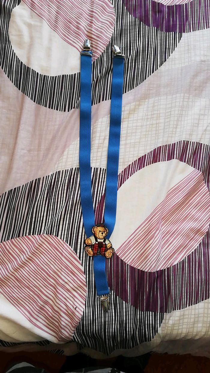 Bretelles garçon avec ourson 🐻