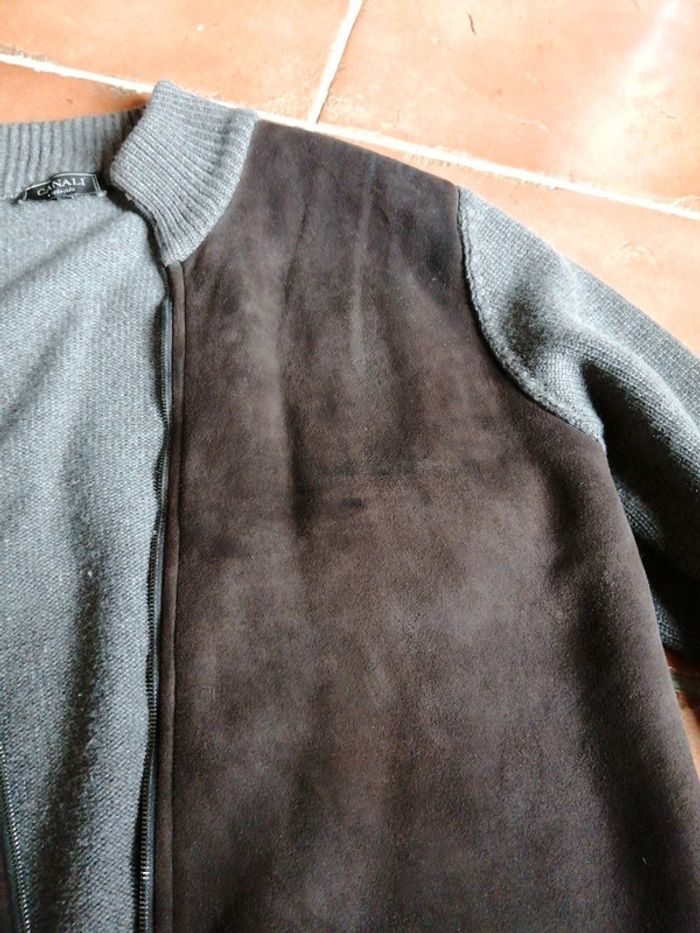 Gilet homme Canali exclusive marron - photo numéro 4