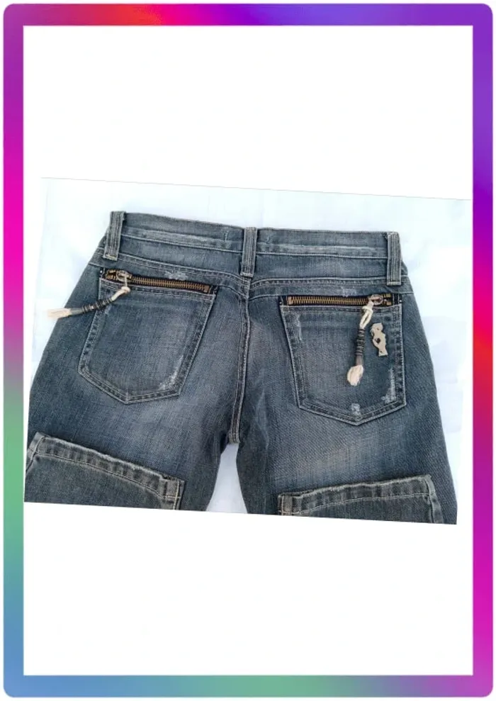Jeans Taille basse M Sexy Woman - photo numéro 7