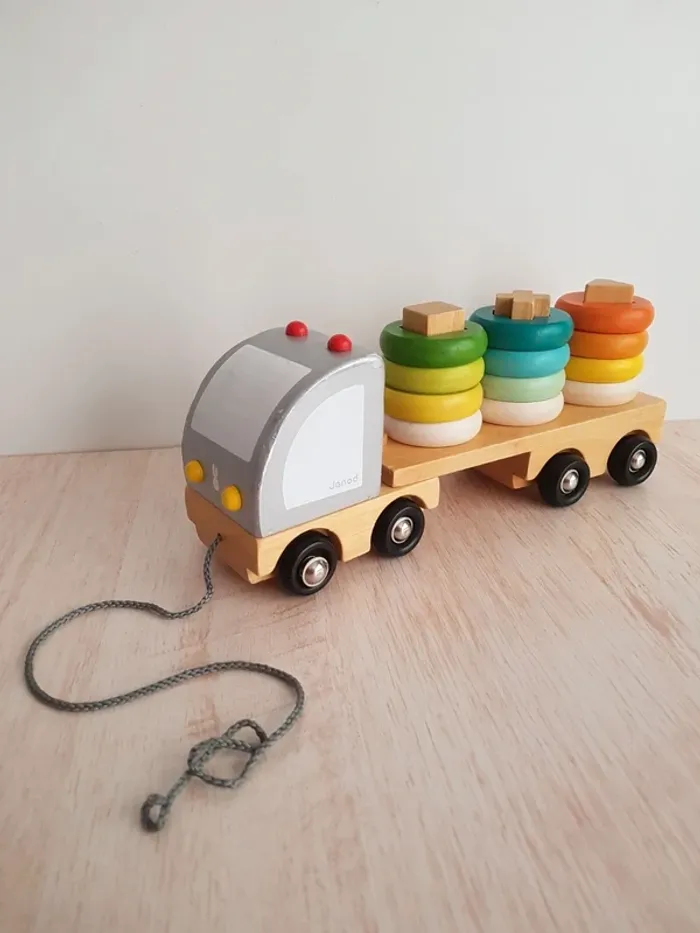 Camion multi color en bois Janod - photo numéro 18