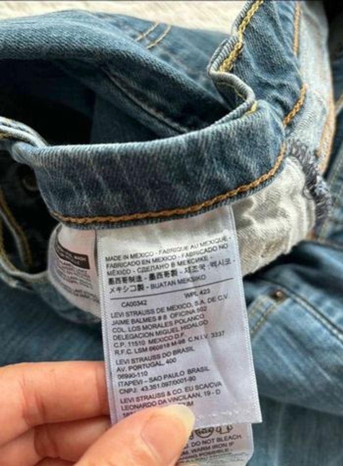Jean Levi’s 514 Homme - Coupe slim taper  straight fit Bleu Taille M 38/40 W29 Mexique 00s y2k - photo numéro 8