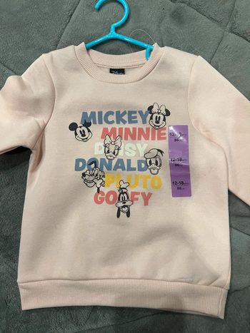 Pull Mickey minnie Disney primark 12-18mois