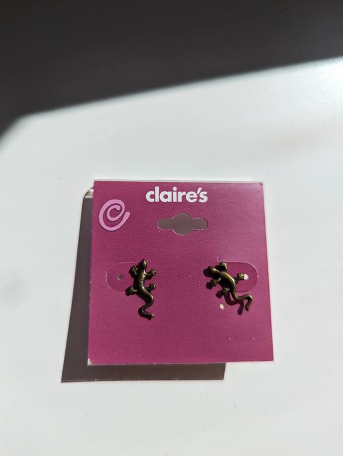 Boucles d'oreilles lézard