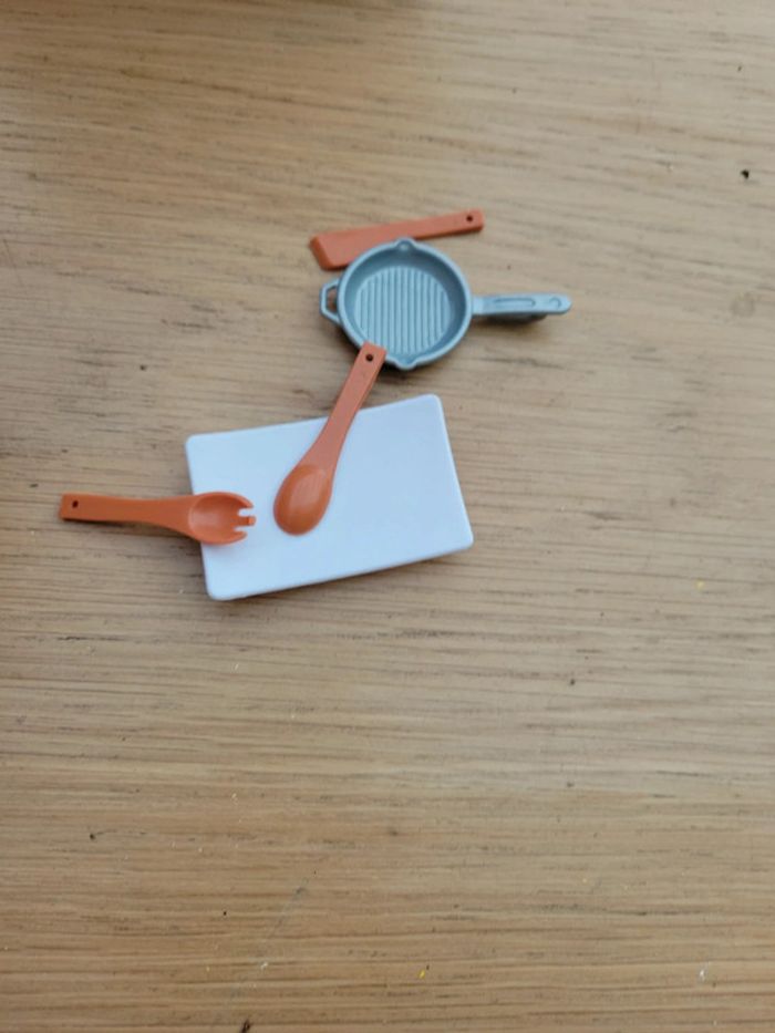 Jouet électronique barbie plan de travail table de cuisson accessoires - photo numéro 2