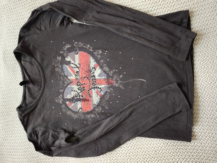 T.shirt manches longues gris Kaporal - photo numéro 2