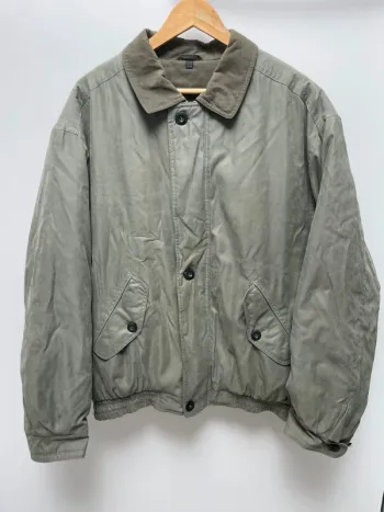 Manteau Jacket B Stone Micro khaki green Mens Size 54