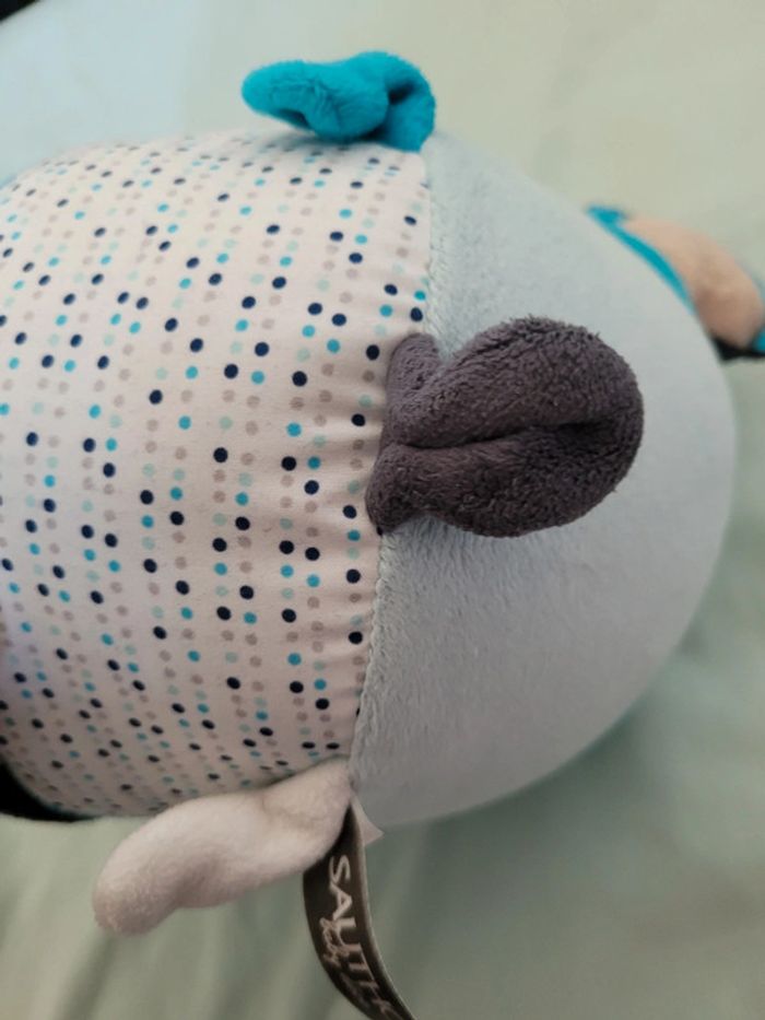 Balle d'activités bébé velours adaptée dès la naissance - photo numéro 13