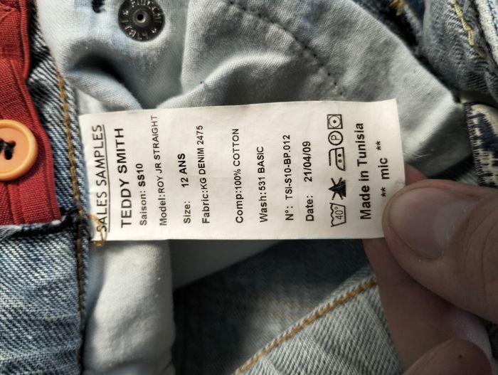 Jeans teddy Smith 12a - photo numéro 2