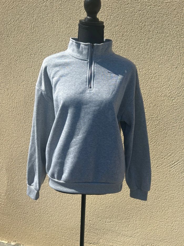 Pull gris Chiné taille S