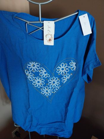 Blouse bleue