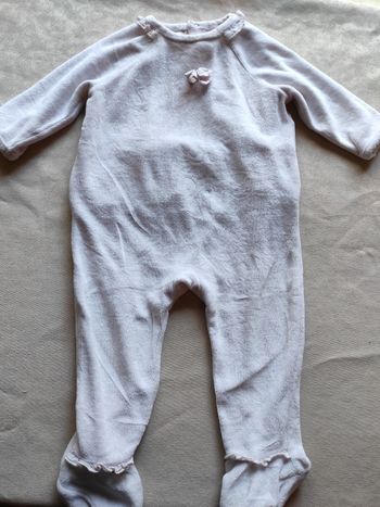 Pyjama velours blanc