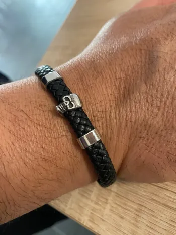 Bracelet homme tête de mort