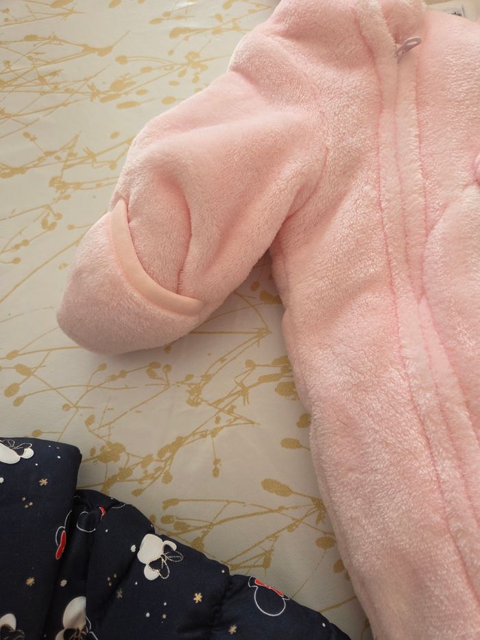 Veste et combinaison pilote  bébé fille 3 mois - Très bon état - photo numéro 7