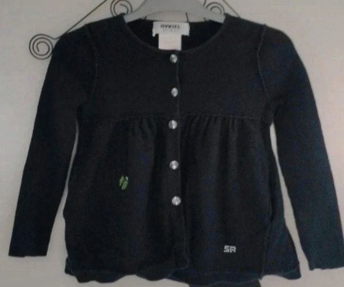 Gilet noir Rykiel taille 6 ans - photo numéro 2
