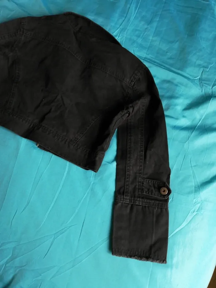 Veste en jeans courte fille - photo numéro 5