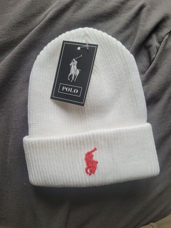 Bonnet Polo blanc