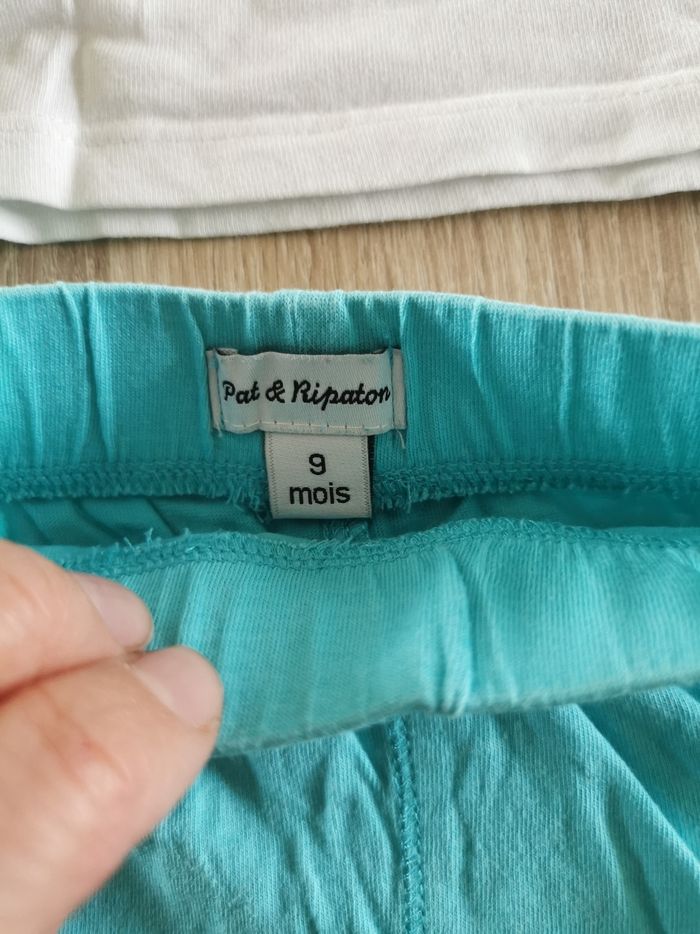 Ensemble d'été bébé garçon 9mois pat et ripaton en tres bon etat - photo numéro 4