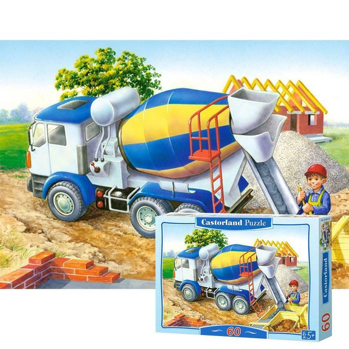 PUZZLE CHANTIER DE CONSTRUCTION 60 PIECES B-06618 CASTORLAND