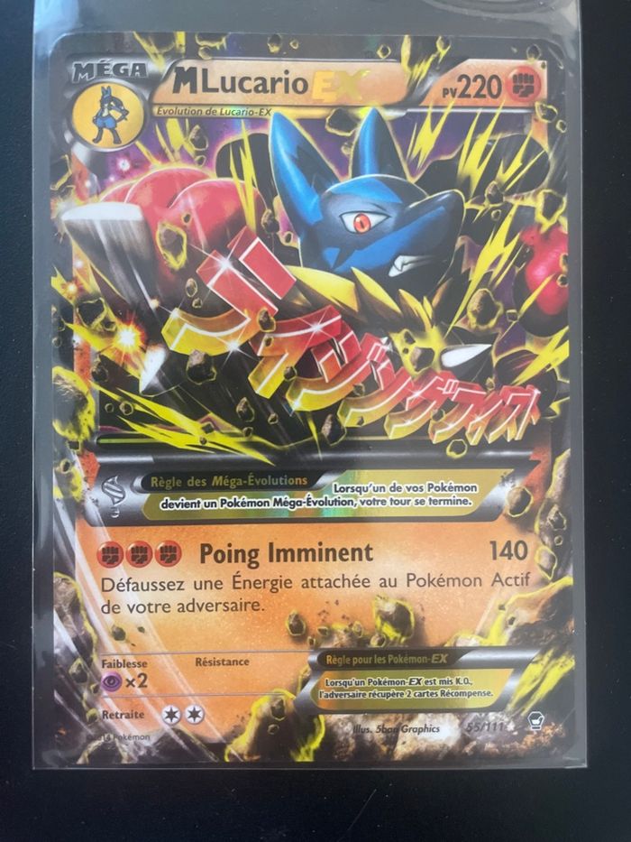 Mega lucario  ex en bon état