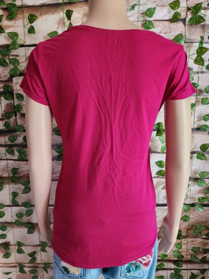 🌸T-shirt MC Rose Gemo Taille 38🌸 - photo numéro 3