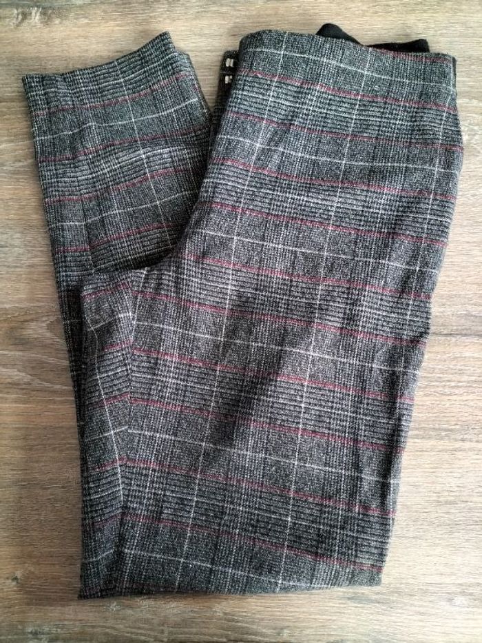 Pantalon femme 38 à carreaux Grain de malice