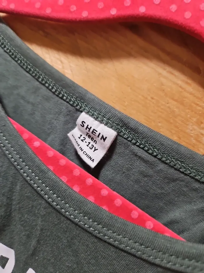 T shirt fille 12/13 ans shein - photo numéro 2