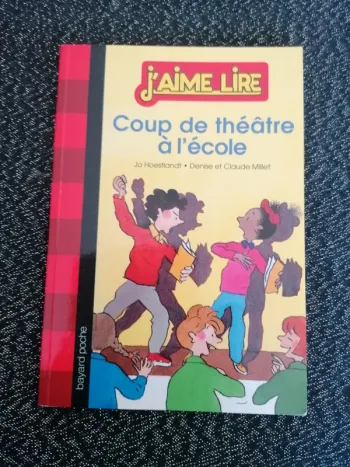 Livre j'aime lire coup de théâtre à l'école #livres_krocaro