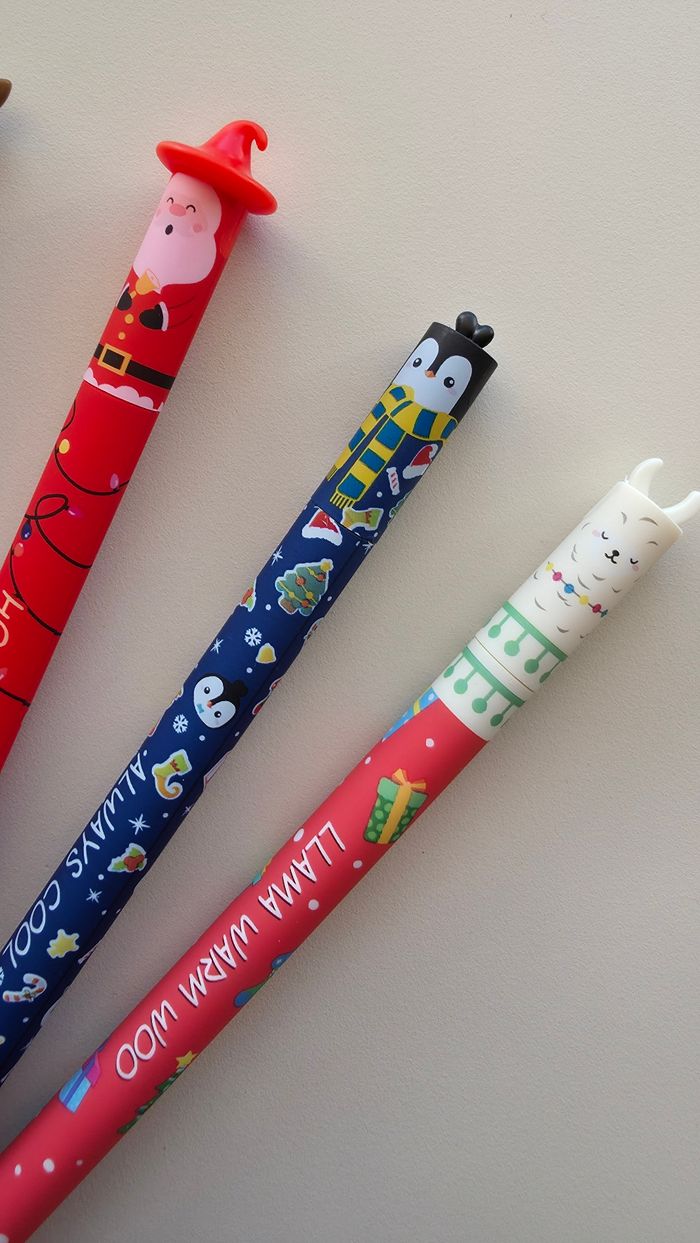 Lot de  7 Stylos Noël 🎅de la collection Edition limitée Noël - photo numéro 4