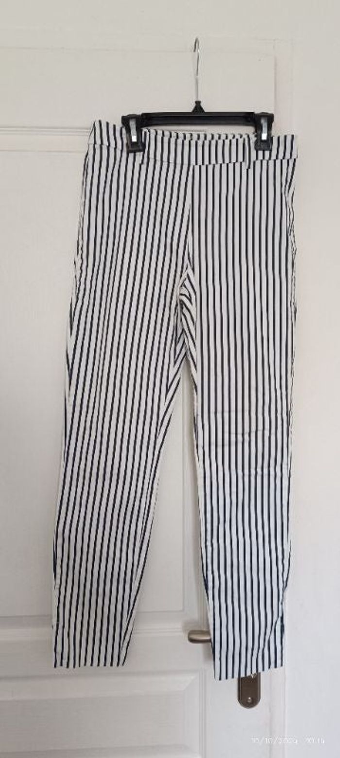 Pantalon rayé