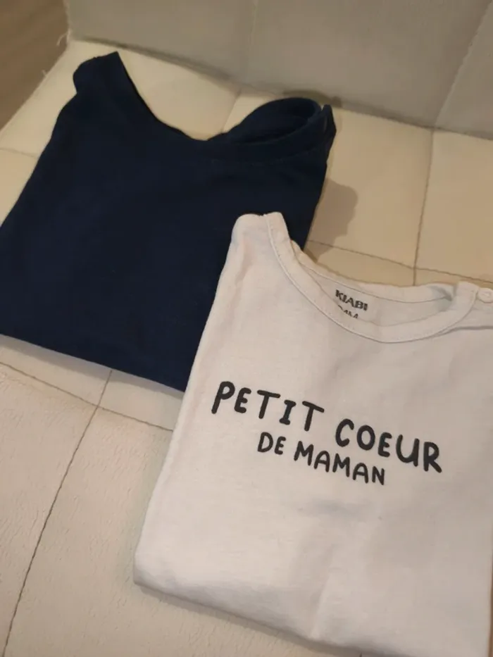 Lot 2 t-shirts manches courtes - photo numéro 3