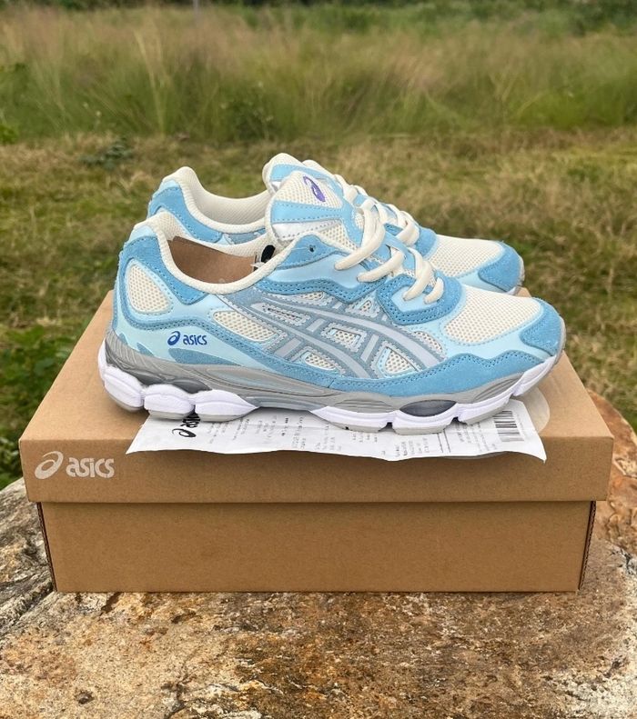 ASICS Gel-NYC Cream Arctic Sky Taille 42.5 - photo numéro 3