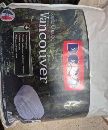 Couette Vancouver 140x200 400gr neuve