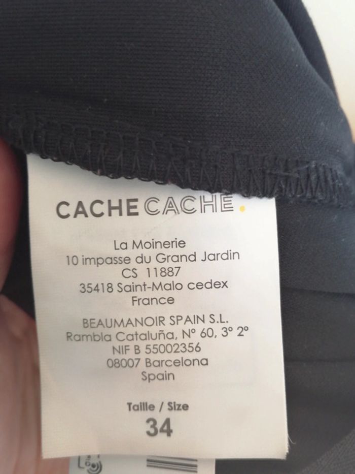 Combinaison noire jambe large Cache Cache - photo numéro 6