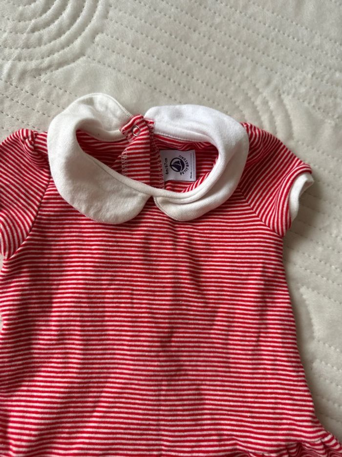 Lot deux bodies petit bateau et une robe petit bateau 6 mois - photo numéro 7