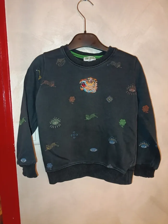 Joli sweat garçon kenzo taille 4 ans - photo numéro 2