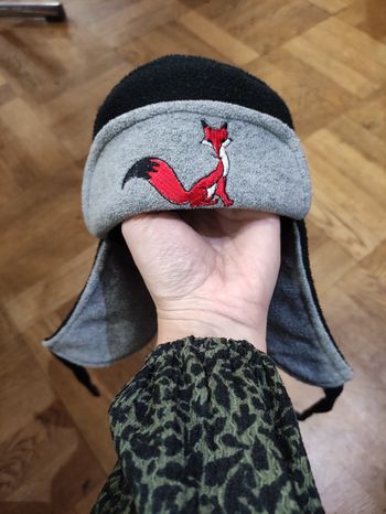 Bonnet inca garçon avec motif renard