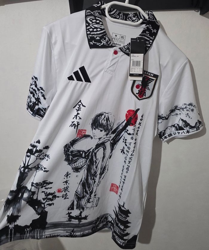 Maillot Concept Animé Japon x Ken Kaneki - Édition Sumi-e Adidas