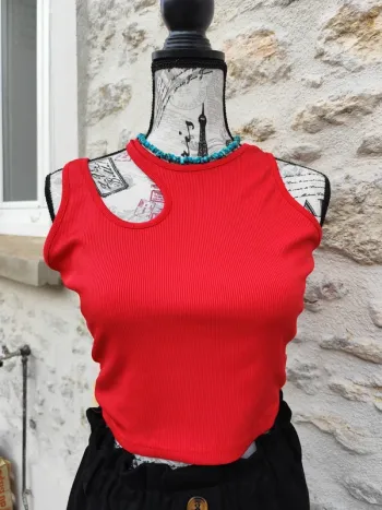 Superbe haut crop top femme taille 36/38