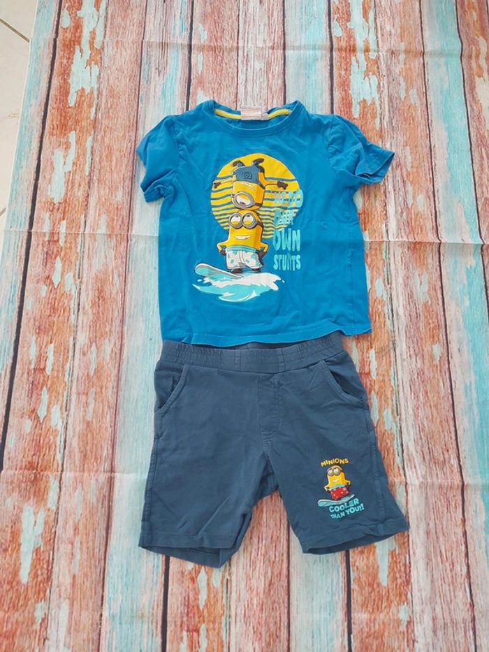 Pyjashort garçon 6 ans minions