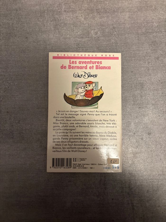 Livre Disney et les aventures de Bernard et Bianca - photo numéro 3
