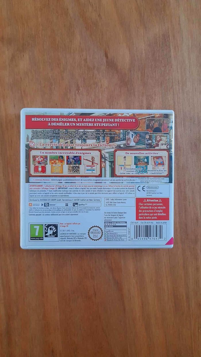 Jeu 3DS L’Aventure Layton – Nintendo 3DS - photo numéro 2