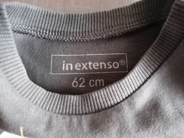 T Shirt manches longues squelette araignée In Extenso 3-6 mois 62 cm - photo numéro 3