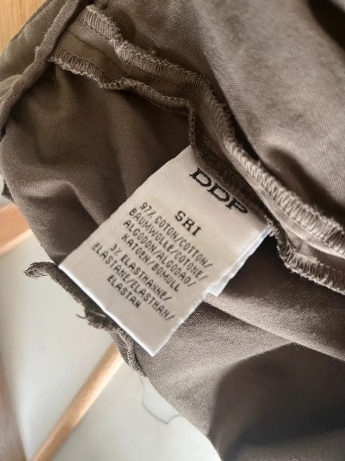 Pantalon DDP en toile kaki Chino – Taille 36 – Coupe droite - photo numéro 5