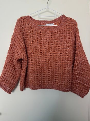 Pull crochet femme en laine