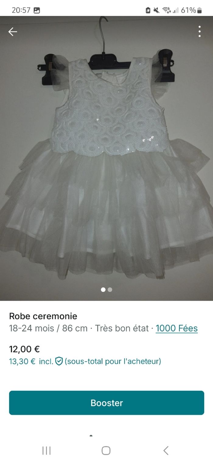 Robe cérémonie