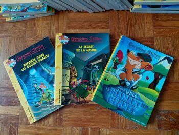 Lot de 3 livres geronimo stilton. Tomes 41 44 45