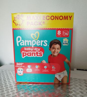 Pampers Pants T8 x58 17kgs+