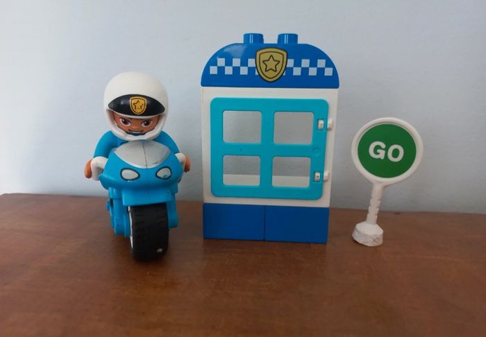 Moto de police Lego Duplo