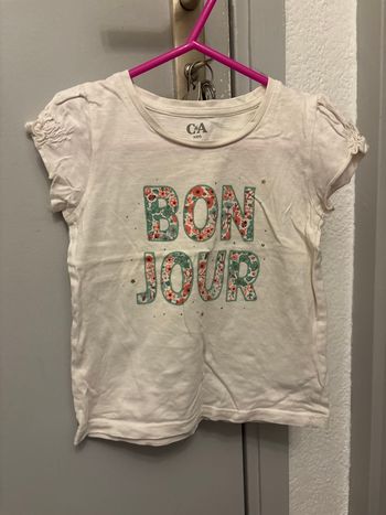 T-shirt manches courtes c&a 3 ans