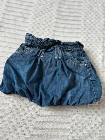 Jupe en jean fille 12 mois Obaibi